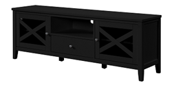 Somerton TV Unit with Stylish Cross Design