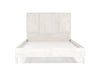 Adro white queen bed frame 