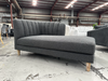 amaya right hand facing chaise in charcoal