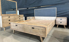  Braga Queen Bed Frame made from Solid Acacia Brushed Timber