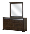 Charlie Dresser with Mirror with Metal Handles