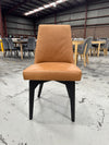 Dining Chair 1445 in 100% Vintage Tan Leather