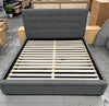 Evelyn King Bed Frame with Stylish Buttoned Headboard