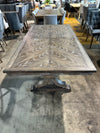 Lockwood Dining Table made from Solid Sandblasted Acacia Timber