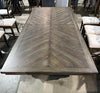 Lockwood Dining Table made from Solid Sandblasted Acacia Timber