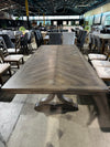 Lockwood Dining Table made from Solid Sandblasted Acacia Timber