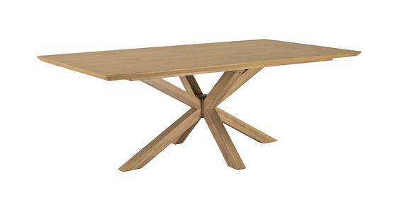 Maya Dining Table with a Solid Hardwood in American Oak Veneer