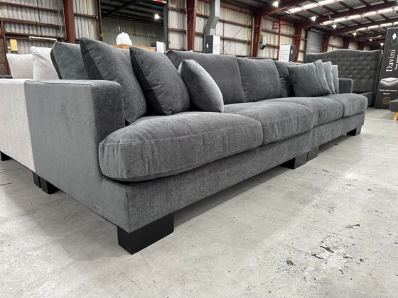 Napoleon 4 Seater Deep Sofa in Stunning Vanice Fabric