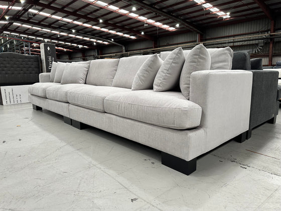 Napoleon 4 Seater Deep Sofa in Stunning Vanice Fabric