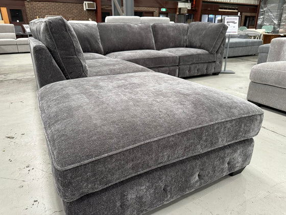 Olympus Modular Lounge Suite in Stunning Lynx Fabric