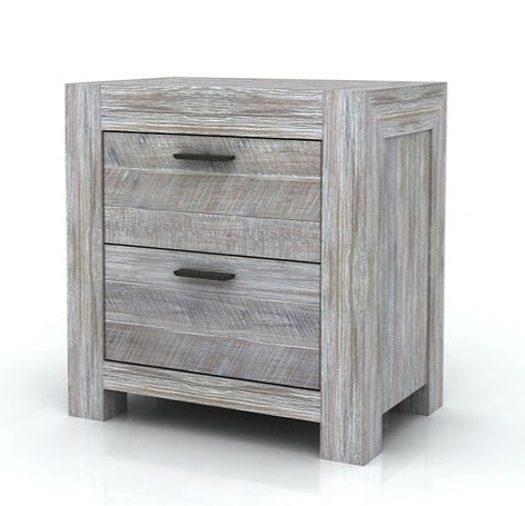 Sienna Bedside Table with a Beautiful Brushed Acacia Finish