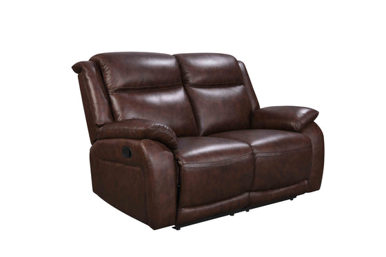 SOMERS 2 seater recliner in BROWN