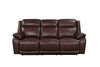 SOMERS 3 seater recliner in BROWN