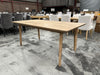 Tempo Dining Table made from Solid Sandblasted Acacia Timber