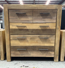  Trieste Tallboy Made From Solid Brushed Acacia