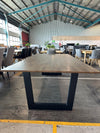 Zeren Dining Table with a Solid Steel Frame