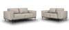 Addison Sofa Pair Upholstered 100% Top Grain Leather