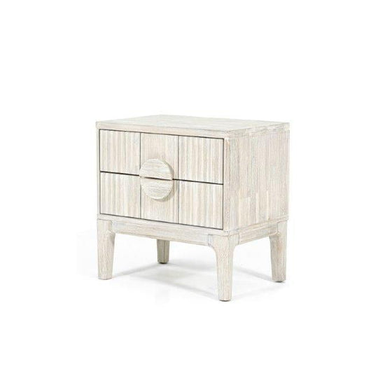 adro bedside table white 