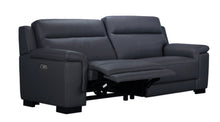  barclay leather 3 seater lounge suite in black