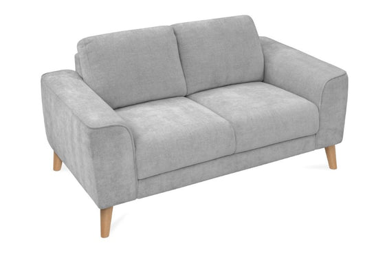 Bondi Fabric Sofa Pair – Stylish Fabric & Solid Timber Frame