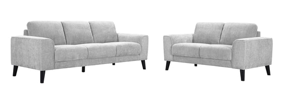 Bondi Sofa Pair in in Beautiful Glamor Fabric