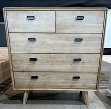  Braga Tallboy made from Solid Acacia Brushed Timber