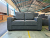 Bravo 3 Seater Chaise Plus 2 Seater Sofa in Miss Fabric Charcoal