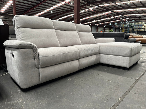 Callao 3 Seater Chaise Lounge with Electric Recliners