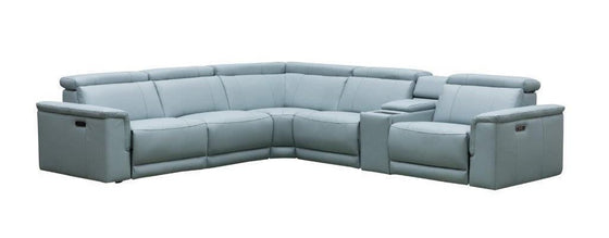 centara corner lounge in powder blue