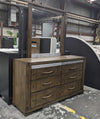 Charlie Dresser with Mirror with Metal Handles