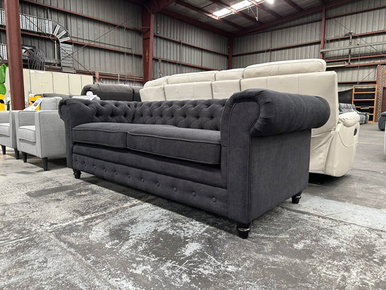 Chesterfield Sofa Range with Deep Quilting & Button Studding