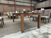 Cove 2100 Dining Table with a Solid Hardwood in Smoke Finish