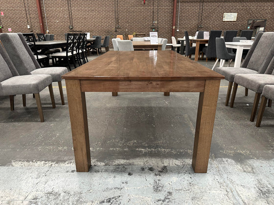 Cove 2100 Dining Table with a Solid Hardwood in Smoke Finish