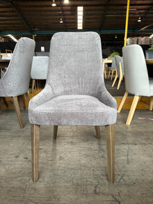  dining chair 1294 in smoke with smoke legs