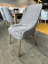 dining chair 1294 in smoke with smoke legs