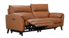 florence 3 leather lounge suite in tan