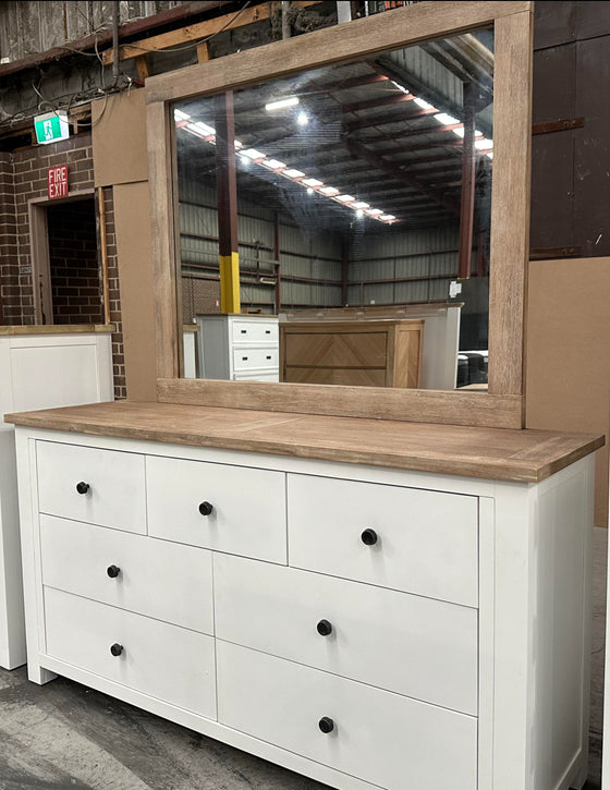 Hepburn Dresser with Mirror in Timeless Hamptons Style