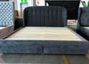 Hyatt Fabric Bed Frame with 2 Storage Drawers