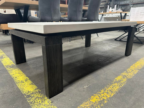 Logan Coffee Table with a Solid Concrete Top