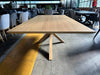 Maya Dining Table with a Solid Hardwood in American Oak Veneer