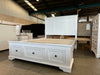 Queen Anne Bed Frame with Stunning White Timber Finish