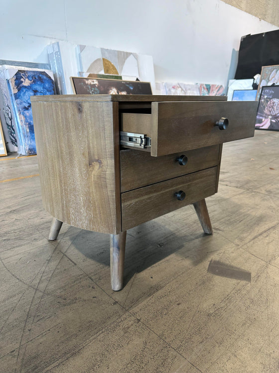 Rialto Bedside Table in Stunning Vintage Oak Finish