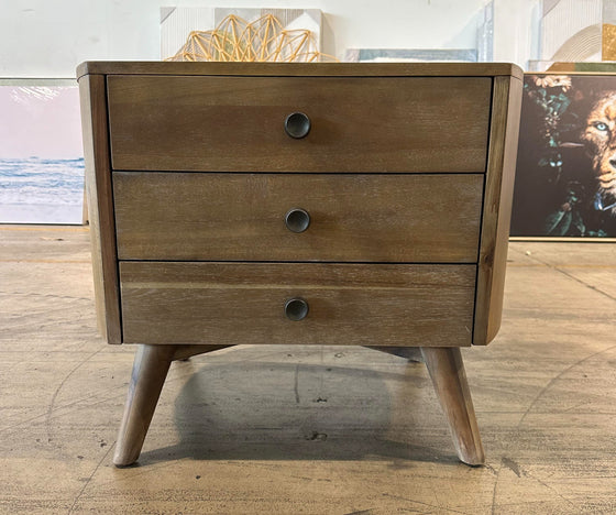 Rialto Bedside Table in Stunning Vintage Oak Finish