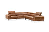 Salina 5 Seater Modular Corner Lounge Suite – 100% Leather & Adjustable Headrests