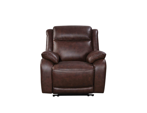 somers single recliner brown