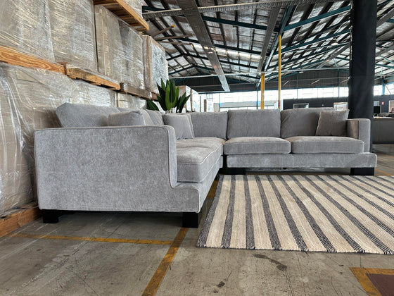 Meagan Fabric Modular Lounge Suite with Deep Seating