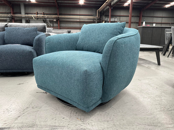 Zion Swivel Chair Luxurious Softey Fabric