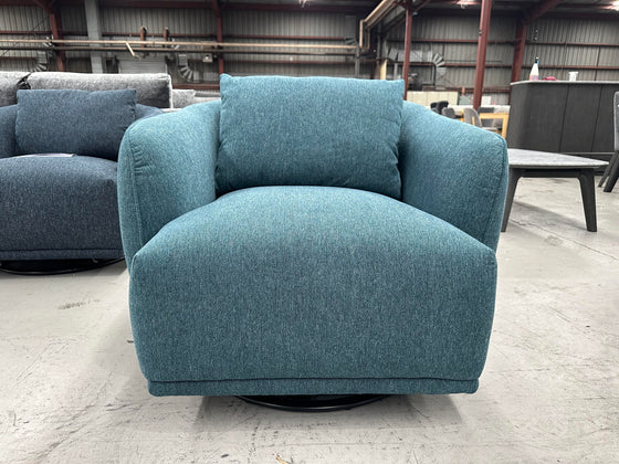 Zion Swivel Chair Luxurious Softey Fabric